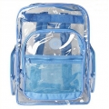 Outdoor transparent clear pvc backpack