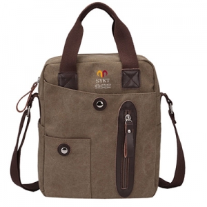 Quanzhou tote shoulder recycled canvas messenger bags wholesale