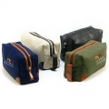 Trendy canvas cosmetic bags for men