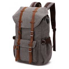 Latest Designed Canvas bag USB wash canvas vintage casual backpack men and women travel backpack computer handbag