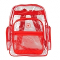 Outdoor transparent clear pvc backpack