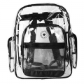 Outdoor transparent clear pvc backpack