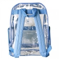 Outdoor transparent clear pvc backpack